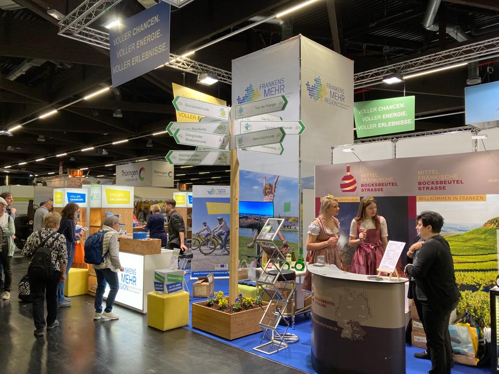 Messestand Frankens Mehrregion