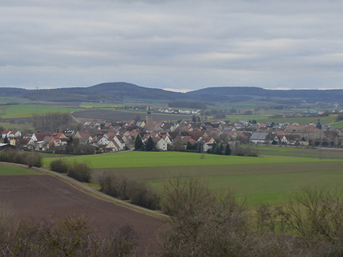Blick auf Birkenfeld mit Zisterzienserkloster