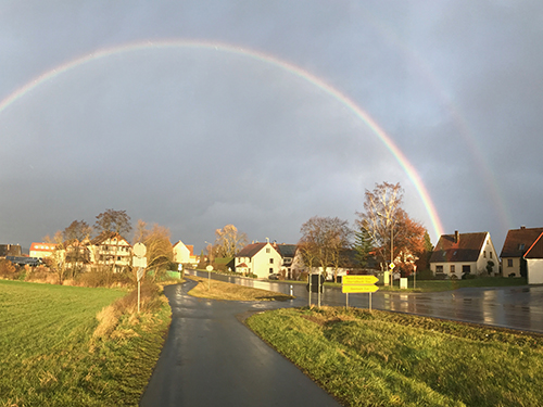 Regenbogen über Birkenfeld