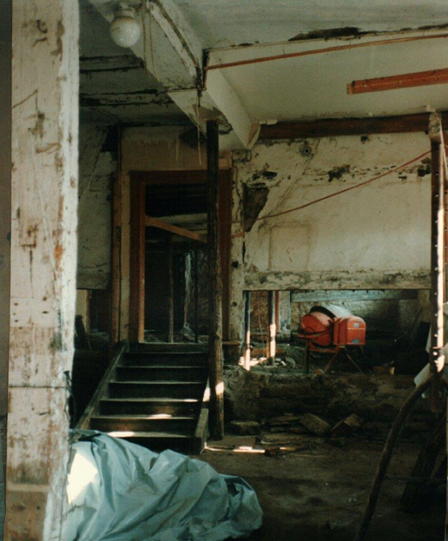 Dorfmühle - Innenansicht vorher