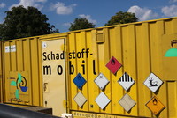 Container des Schadstoffmobils