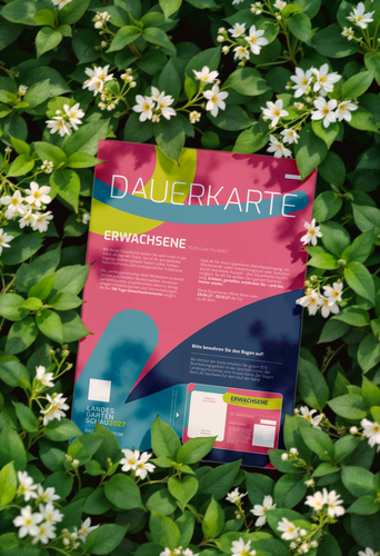 Die Dauerkarte zur LGS im Blumenbeet