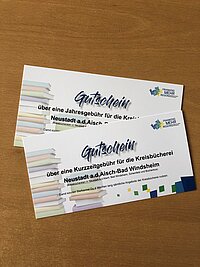 Gutscheine der Kreisbücherei