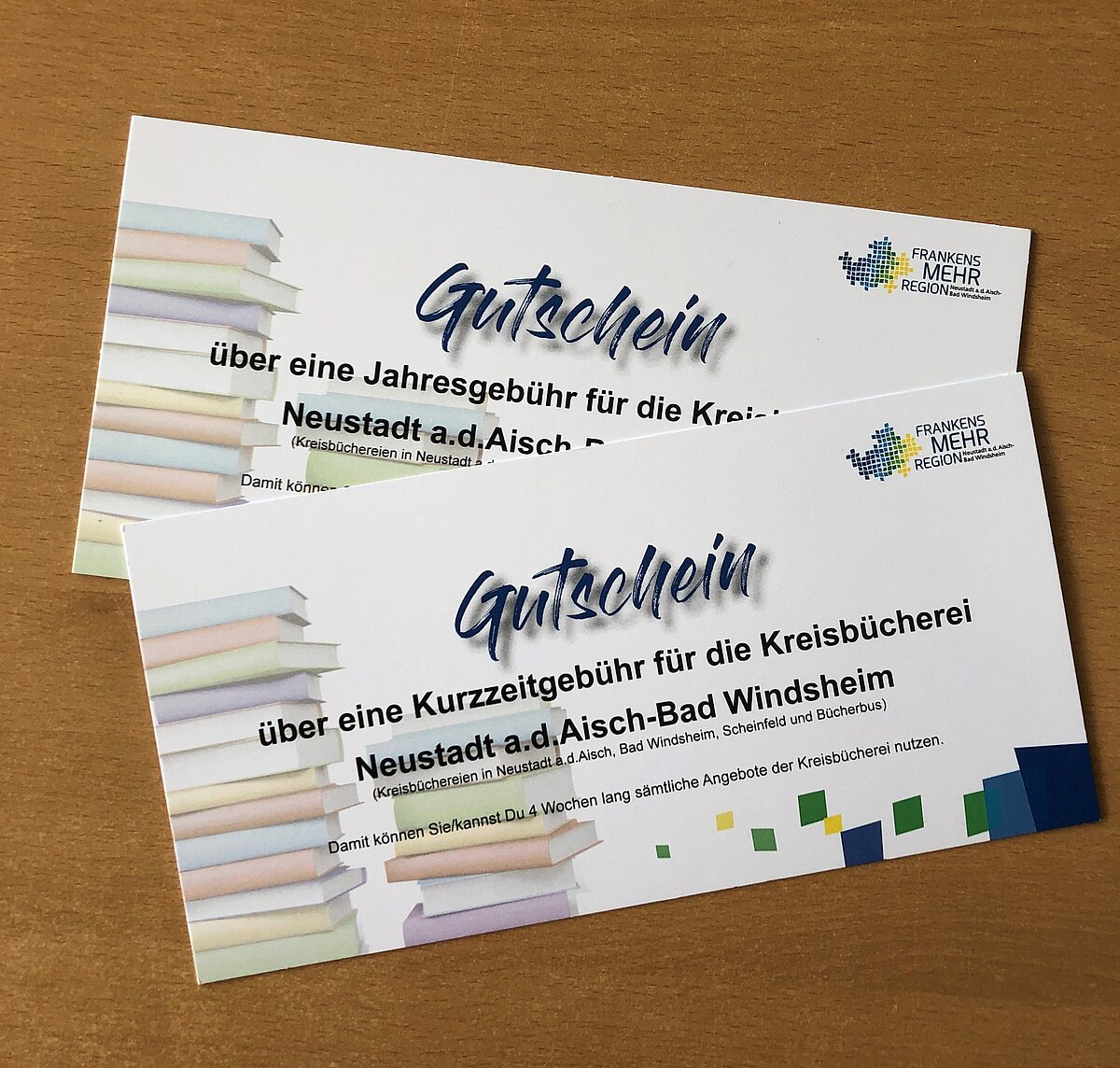 Gutscheine der Kreisbücherei