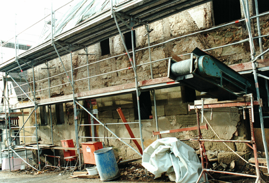 Jugendkantorei - Außenansicht Ostfassade vorher