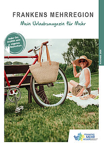 Picknick am See mit dem Fahrrad