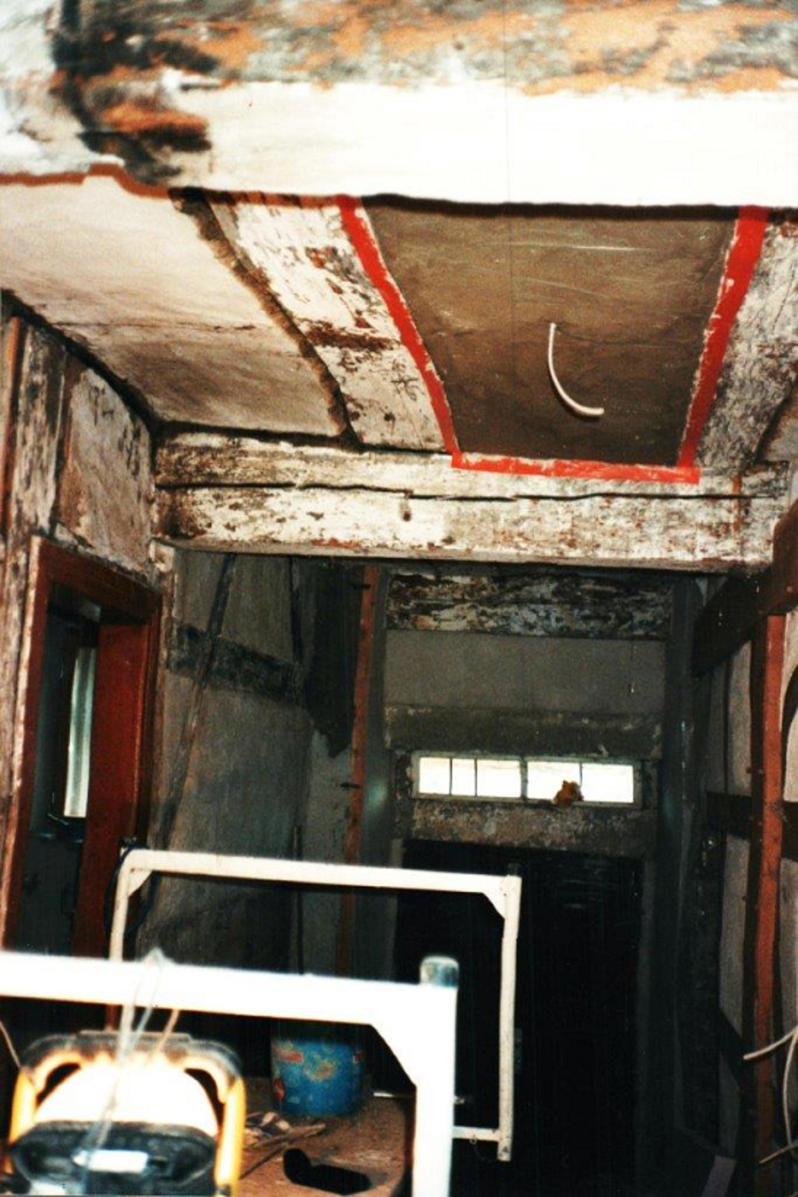 Dorfmühle - Innenansicht Eingang vorher