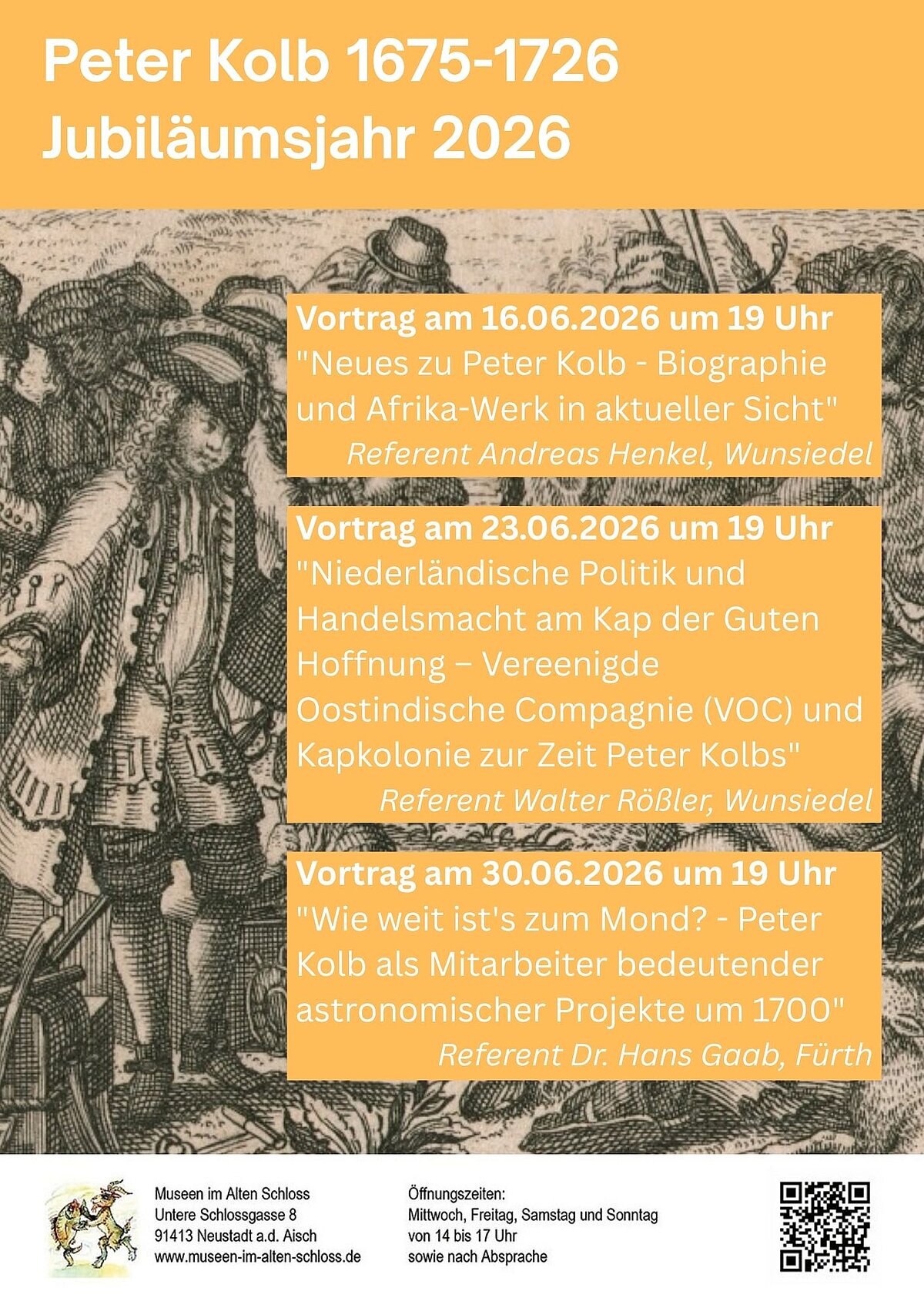 Poster Peter Kolb 1675-1726