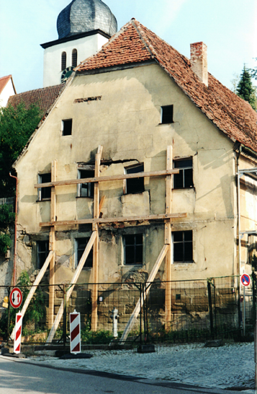 Jugendkantorei - Außenansicht Südfassade vorher