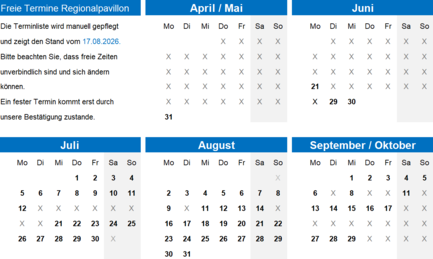 Belegungsplan