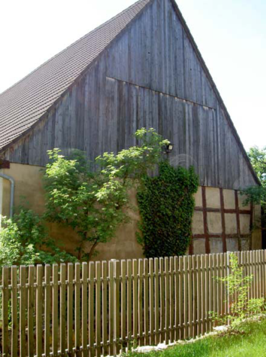 Dorfscheune - Außenansicht nord vorher