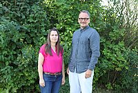 Portrait von zwei Personen 