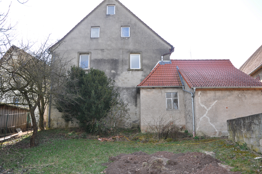 Gutenstetten Pahres Braugasse - Außenansicht Giebel