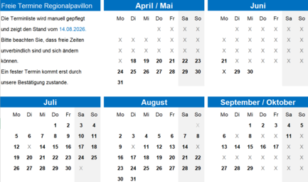 Belegungsplan